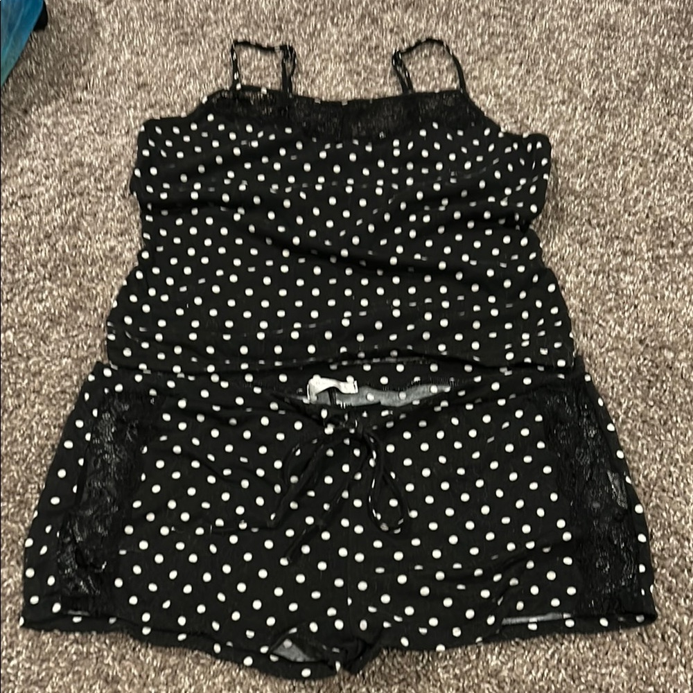 Polka Dot Sleepwear Set
